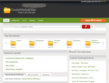 Tablet Screenshot of gratismuziekgids.com